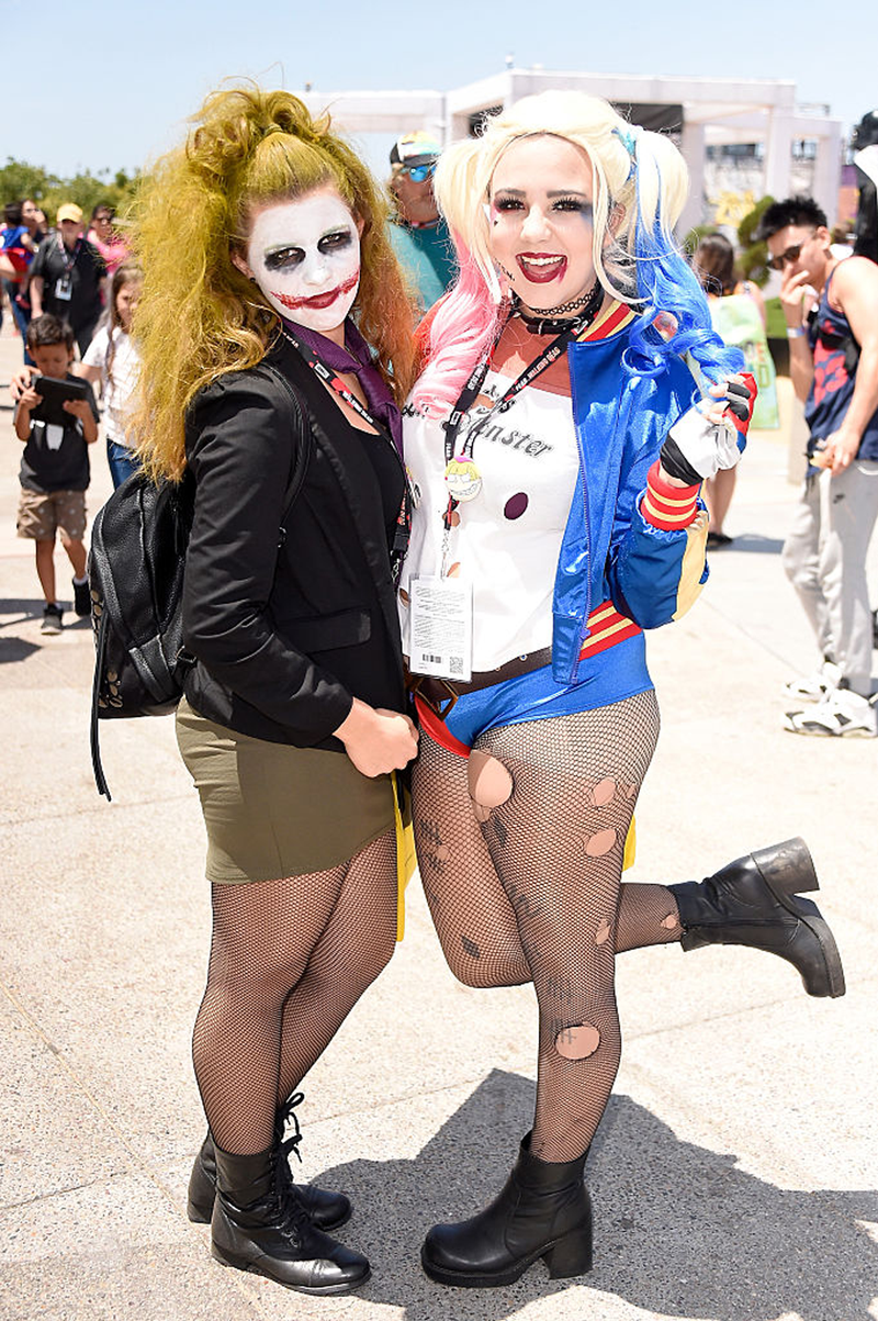 Suicide Squad’s Harley and a Lady Joker. Image Credit: Frazer Harrison / Getty Images